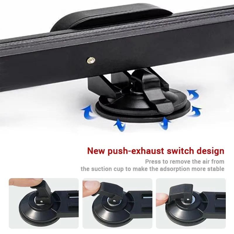Retractable Car Windshield Sunshade Curtain Set for Front and Rear Windshields
