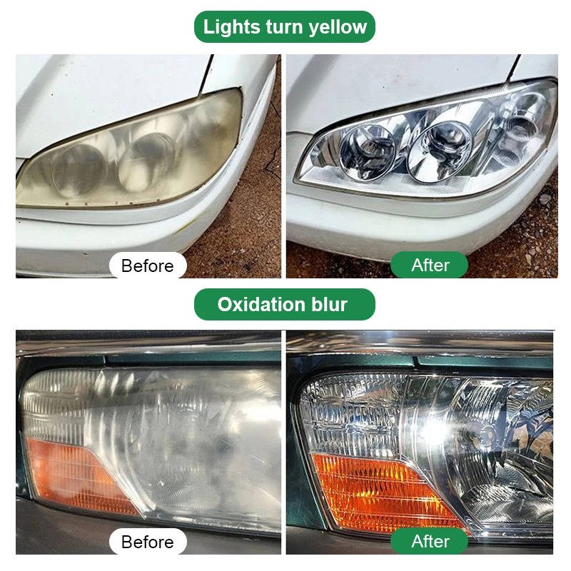 Headlight Lens Restoration Kit, Set of 2