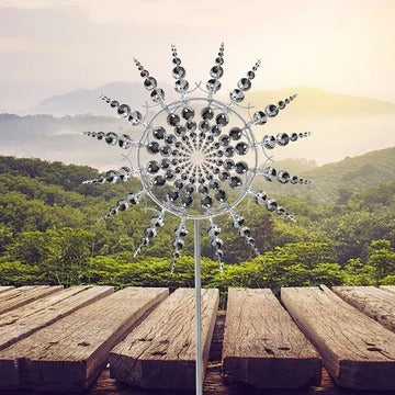 Anti Rust Magical Metal Windmill, Kinetic Metal Wind Spinners