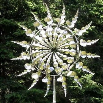 Anti Rust Magical Metal Windmill, Kinetic Metal Wind Spinners