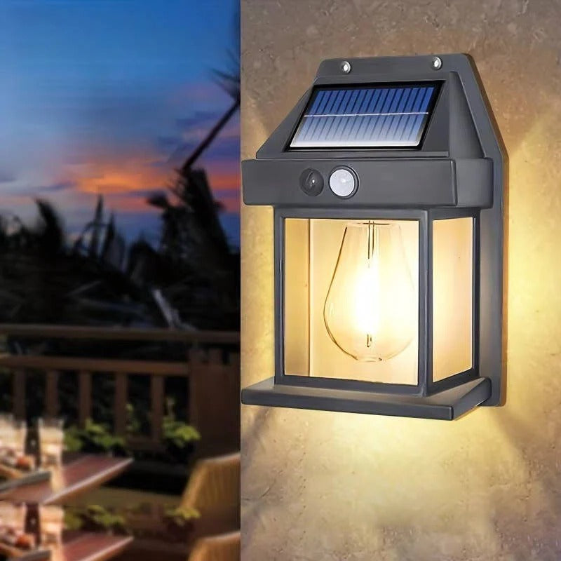 Solar Wall Lamp Outdoor, Set of 2