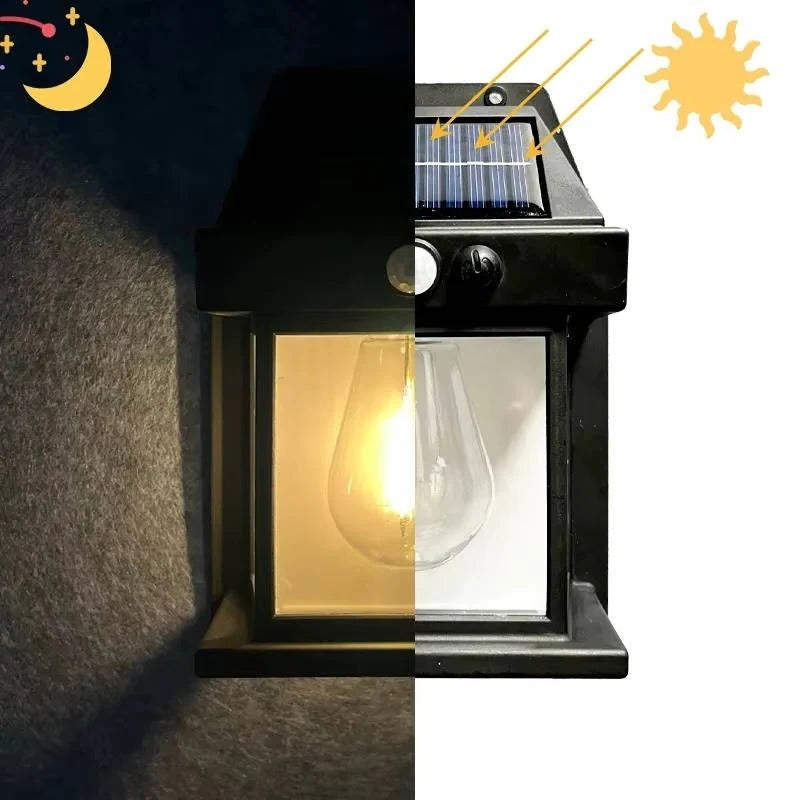 Solar Wall Lamp Outdoor, Set of 2