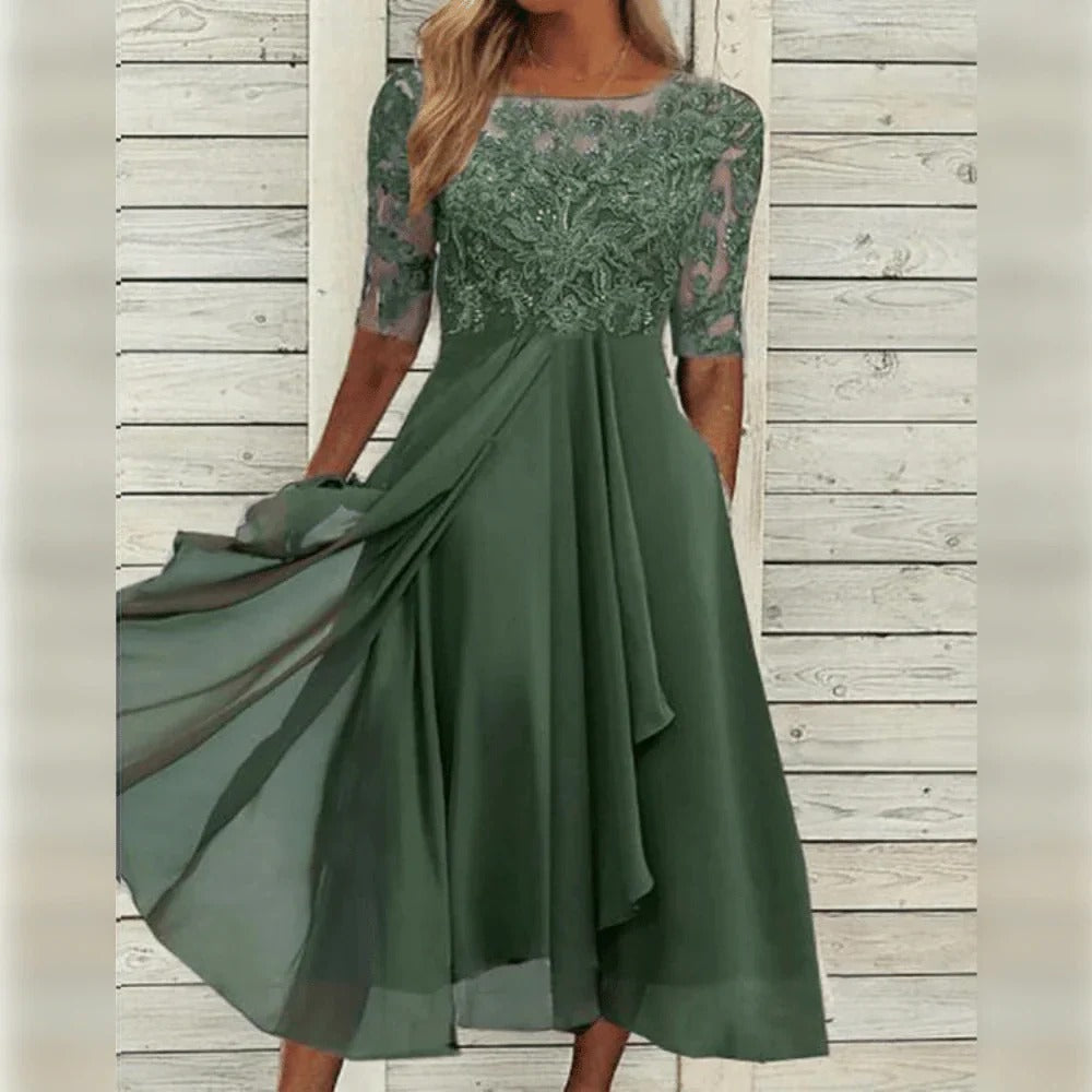 Women’s Elegant Dress, Comfortable, Versatile Style for Special Occasions