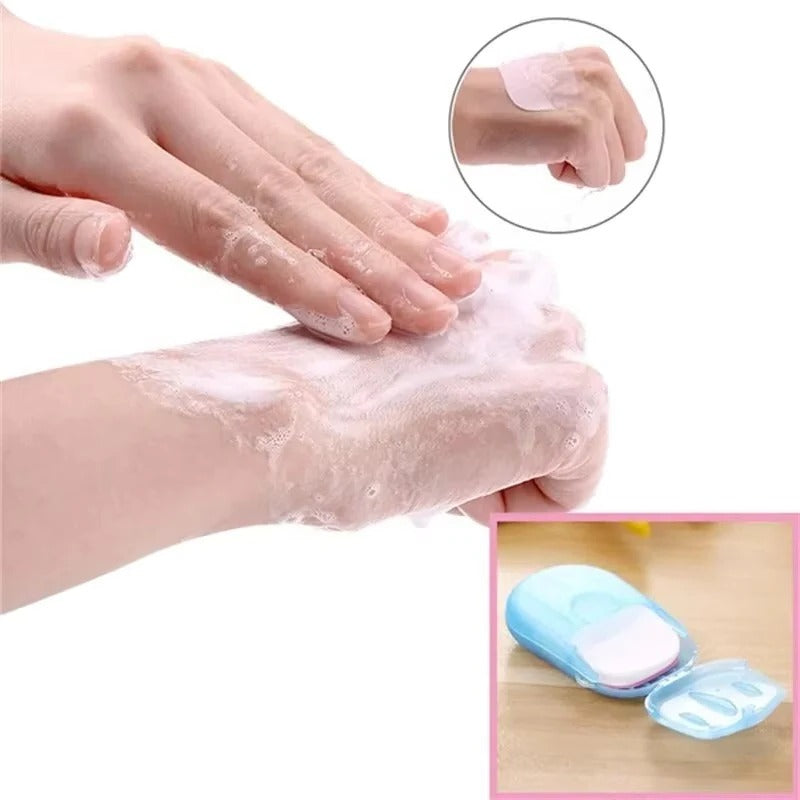 Pocket Soap Paper Sheets for Travel, Hiking & Camping