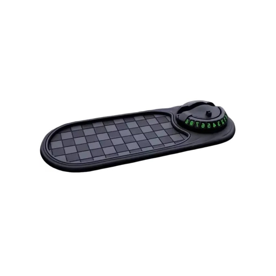 Universal Car Phone Holder with Anti-Slip Dash Mat