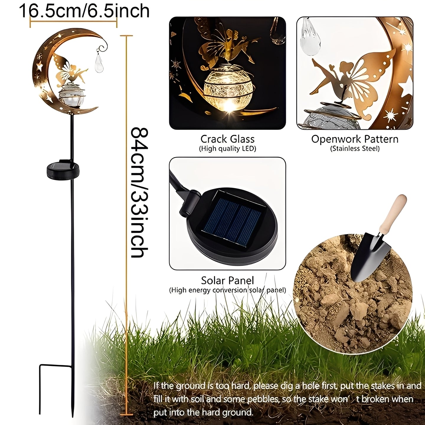 LED Solar Garden Decor Lights, Pathway and Yard Illumination