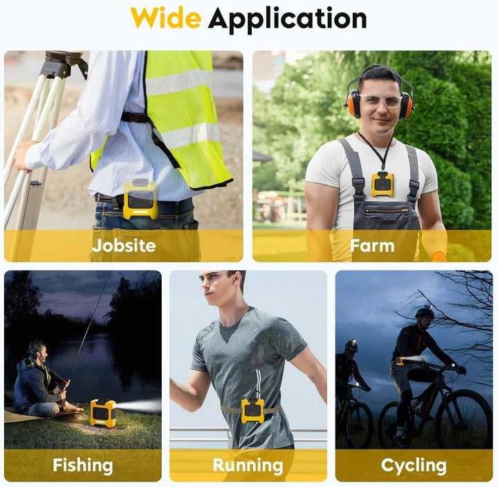 Rechargeable Mini Fan with Handheld Design and LED Light