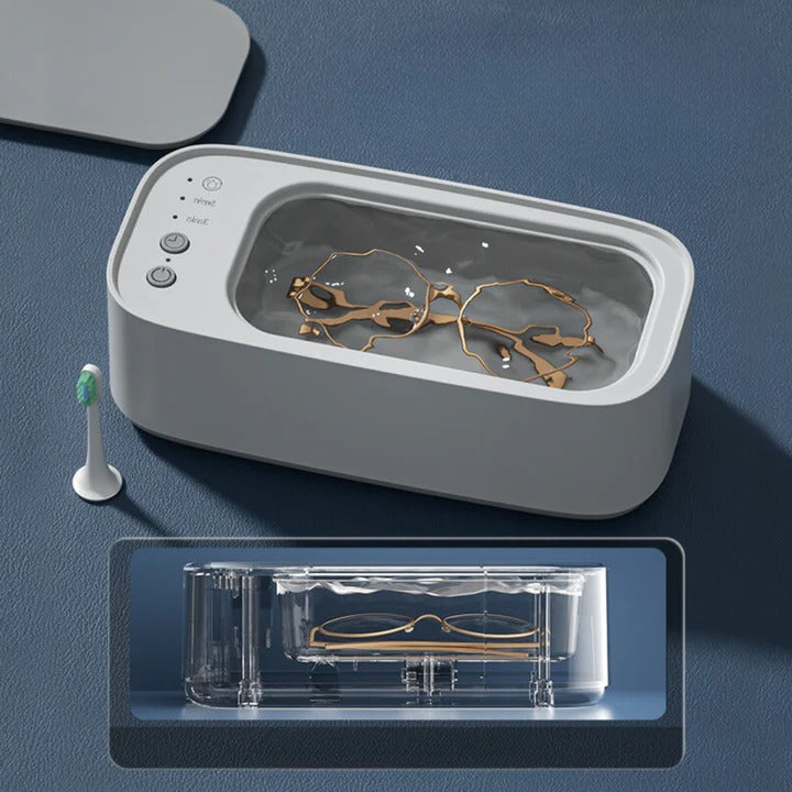 Electric Ultrasonic Cleaning Device for Jewelry and Glasses