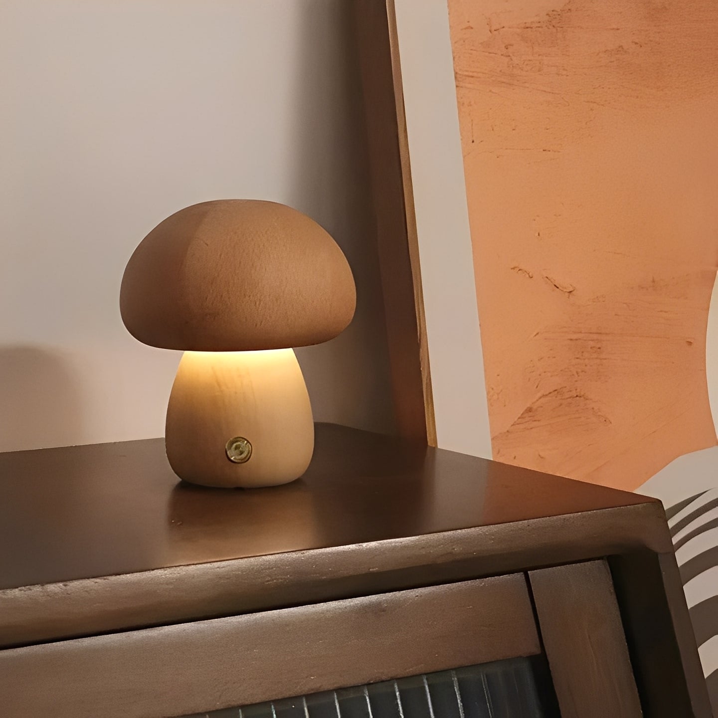 LED Mushroom Night Light and Bedside Lamp