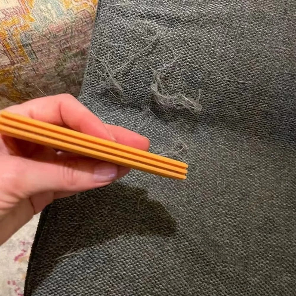 Portable Pet Hair Scraper for Carpets and Furniture
