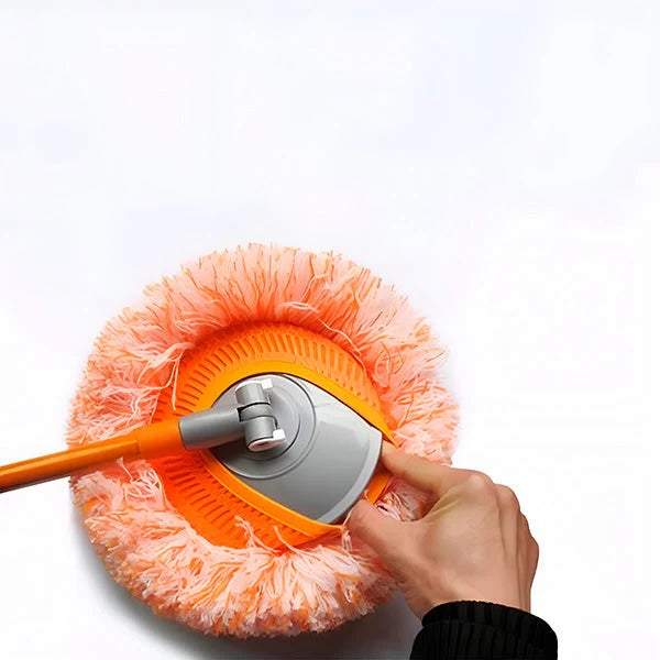 Adjustable Handle Broom with Rotating Head