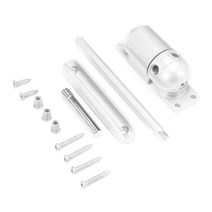 Household Door Closer with Cushioned Mechanism