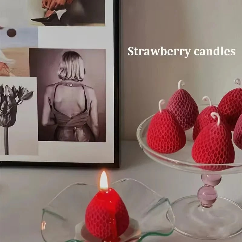 Strawberry Style Soy Wax Scented Candle