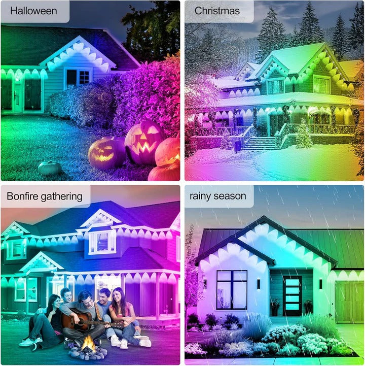 Outdoor Soffit LED Lighting Kit App Controlled Design