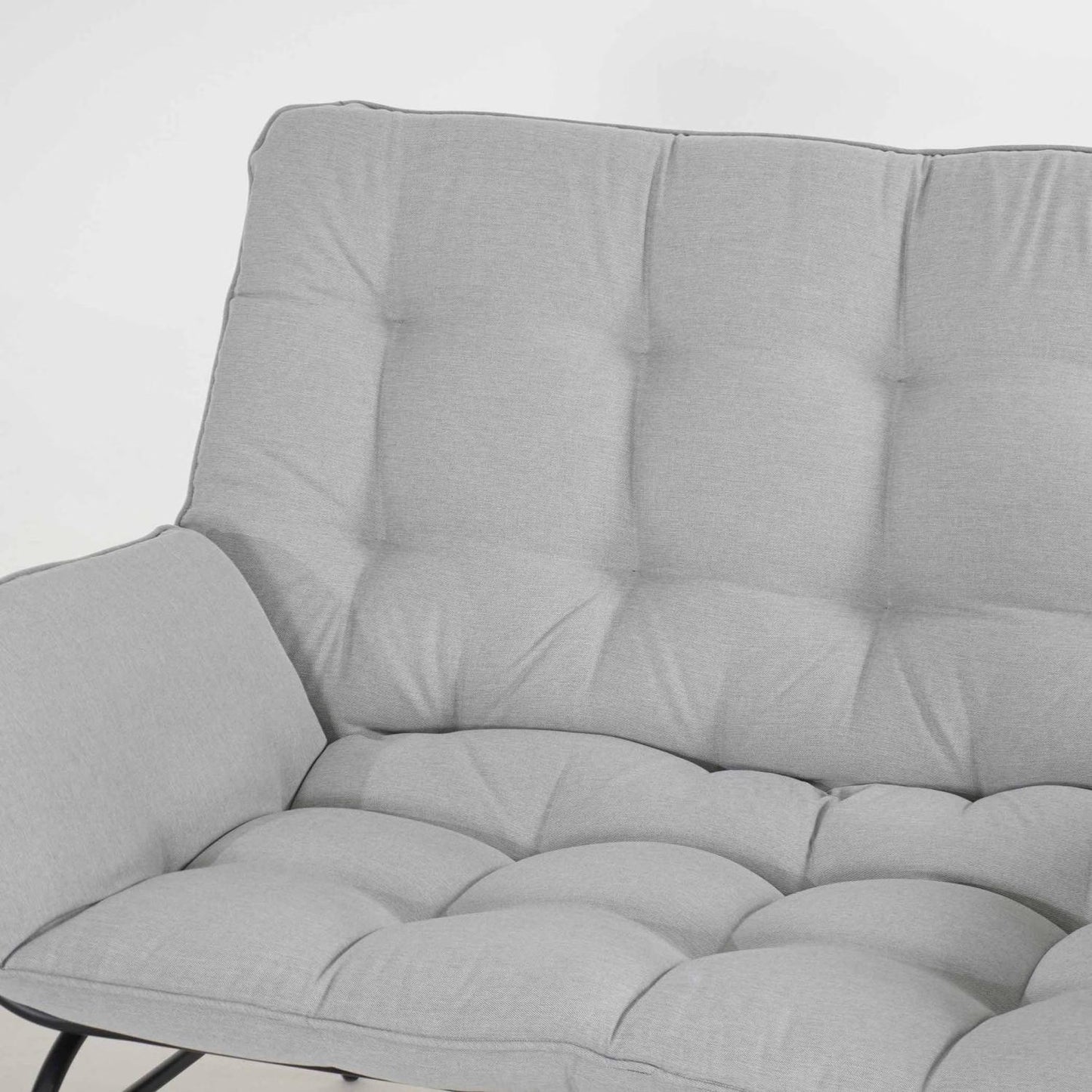 Sorella 4-Seater Outdoor Sofa Set in Grey with Coffee Table & End Table