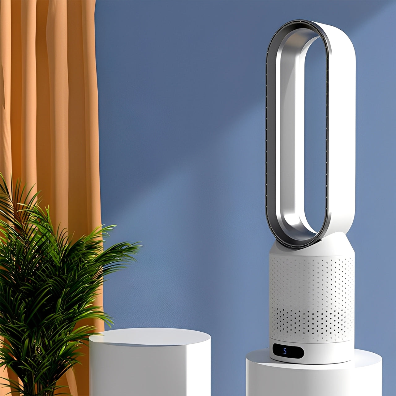 Portable Bladeless Fan with Remote Control