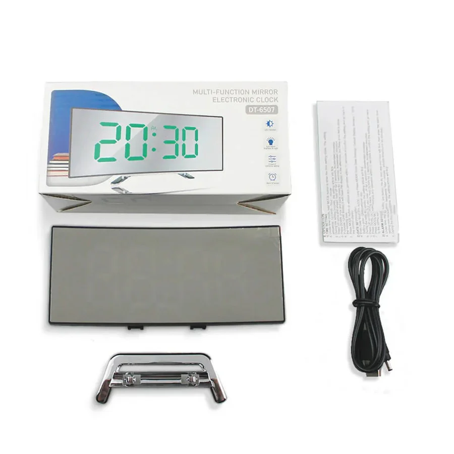 Modern Curved LED Digital Clock