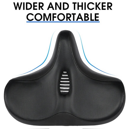 Memory Foam Bike Saddle with Ventilation for Long Rides