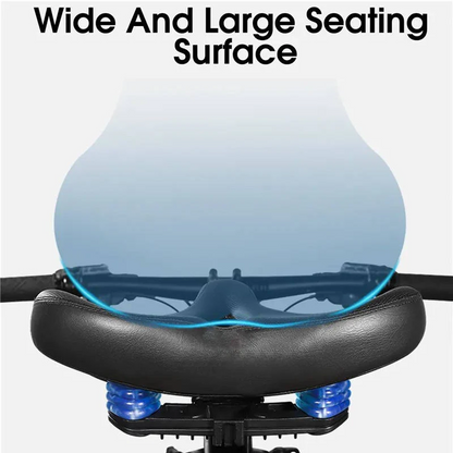 Memory Foam Bike Saddle with Ventilation for Long Rides