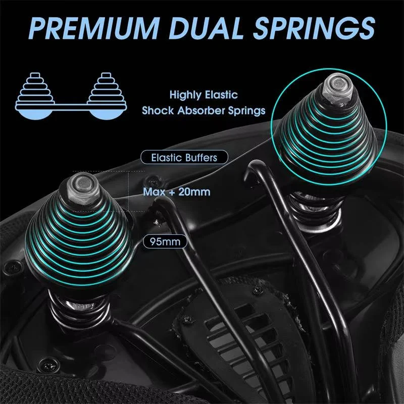 Memory Foam Bike Saddle with Ventilation for Long Rides