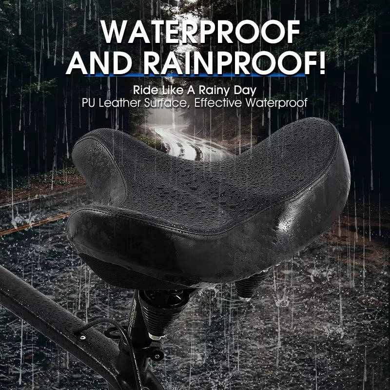 Memory Foam Bike Saddle with Ventilation for Long Rides