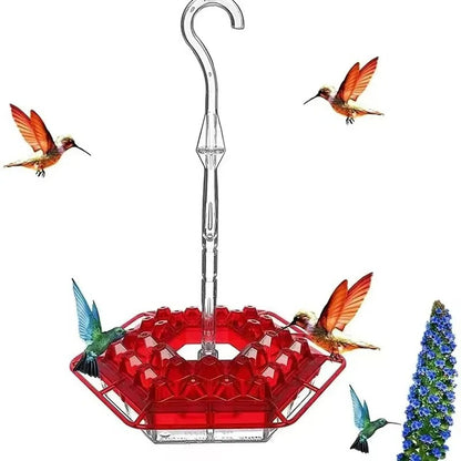 Ant Proof Hummingbird Feeder with Outdoor Hanging Perch