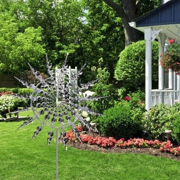Anti Rust Magical Metal Windmill, Kinetic Metal Wind Spinners