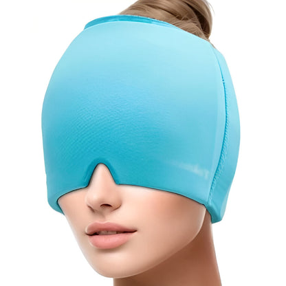 Reusable Gel Head Wrap for Hot & Cold Therapy for Comfort