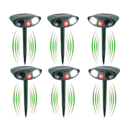 Solar Powered Ultrasonic Chipmunk Repeller