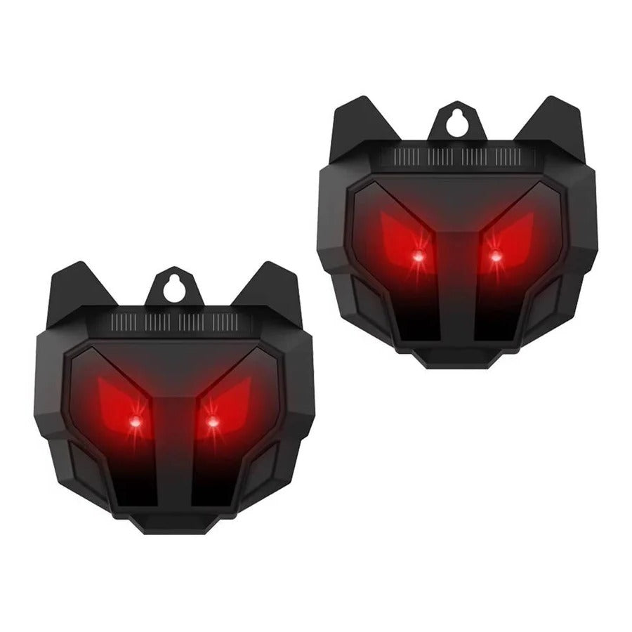 Solar Powered Ultrasonic Animal Repellent, Set of 2