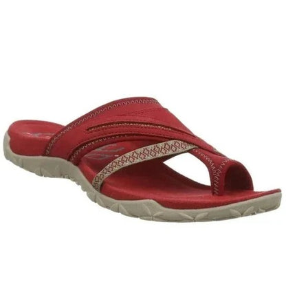 Sandals for Women, Comfortable Casual Cross Strap Flip Flops