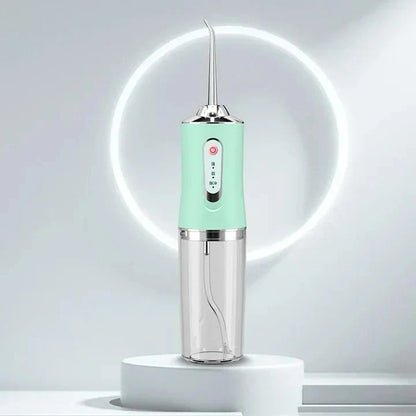 Rechargeable Water Flosser with Replaceable Nozzles