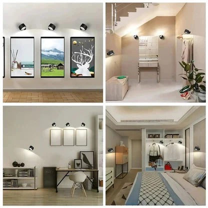 Rechargeable Wall Light with 360° Rotation
