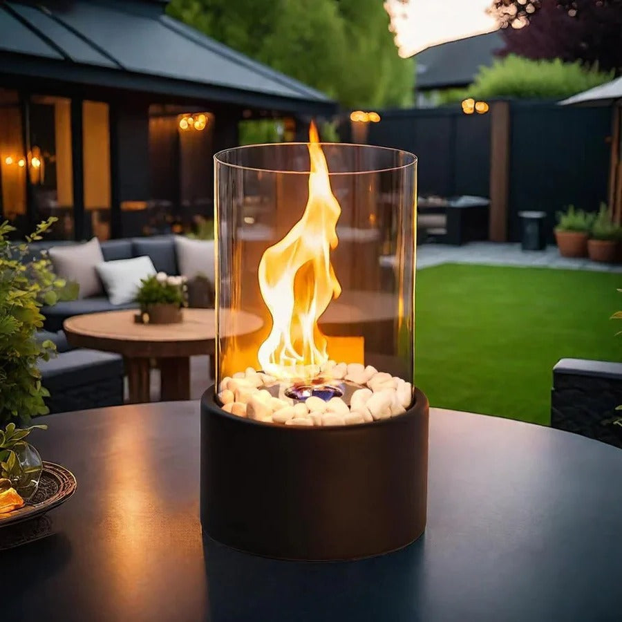 Mini Portable Glass Tabletop Fireplace