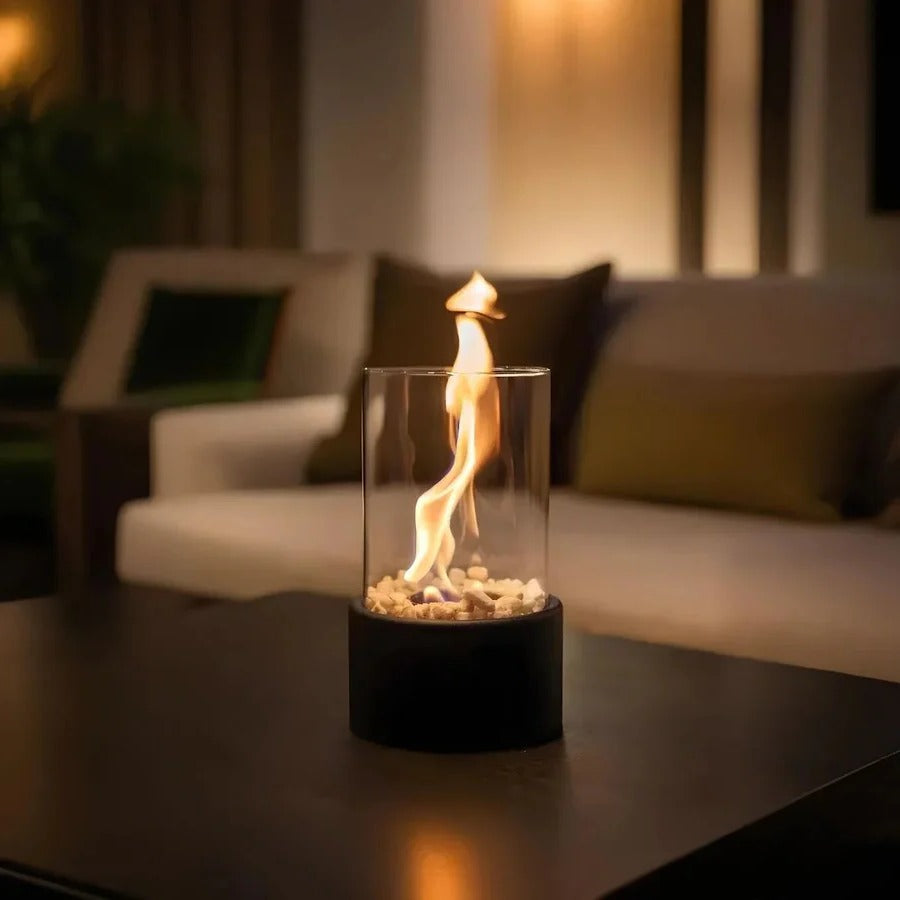 Mini Portable Glass Tabletop Fireplace
