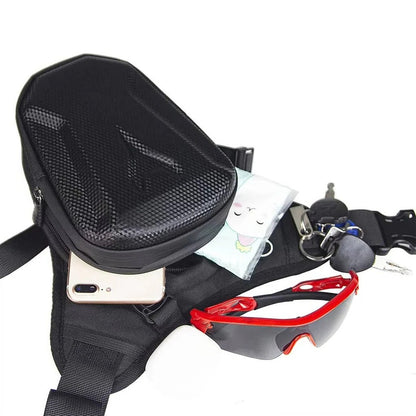 Motorcycle Leg Bag Waterproof with Secure Storage