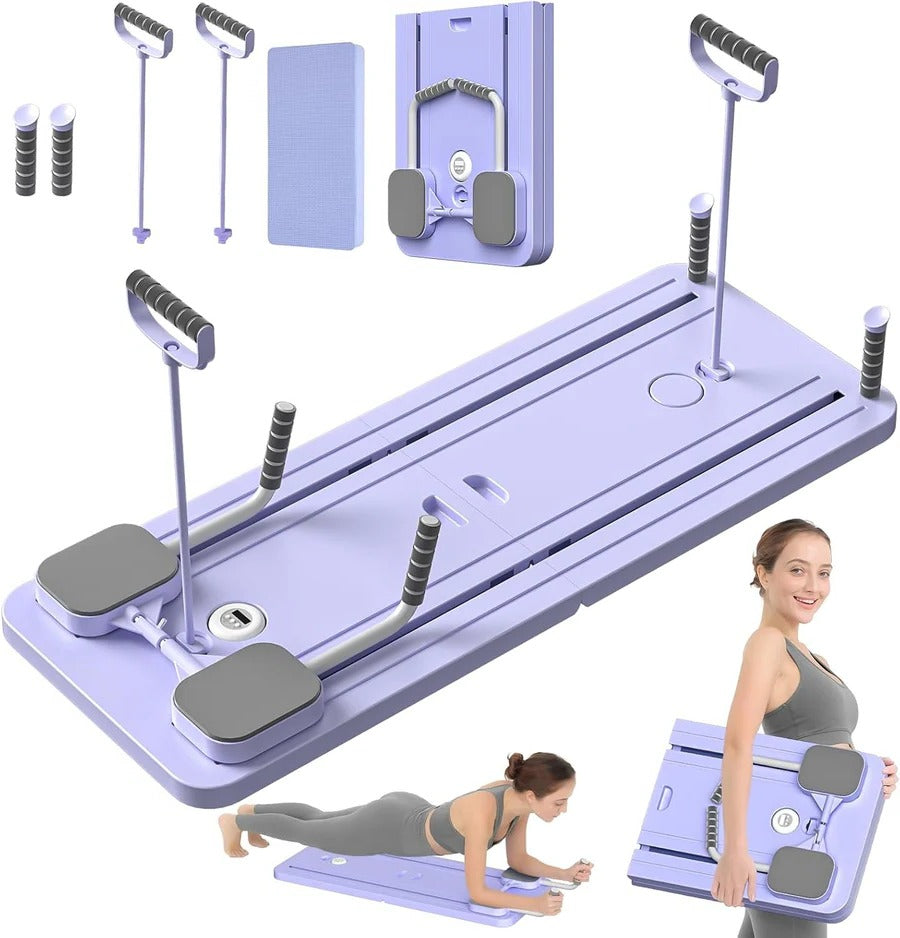 Foldable Pilates Reformer Board for Home & Travel