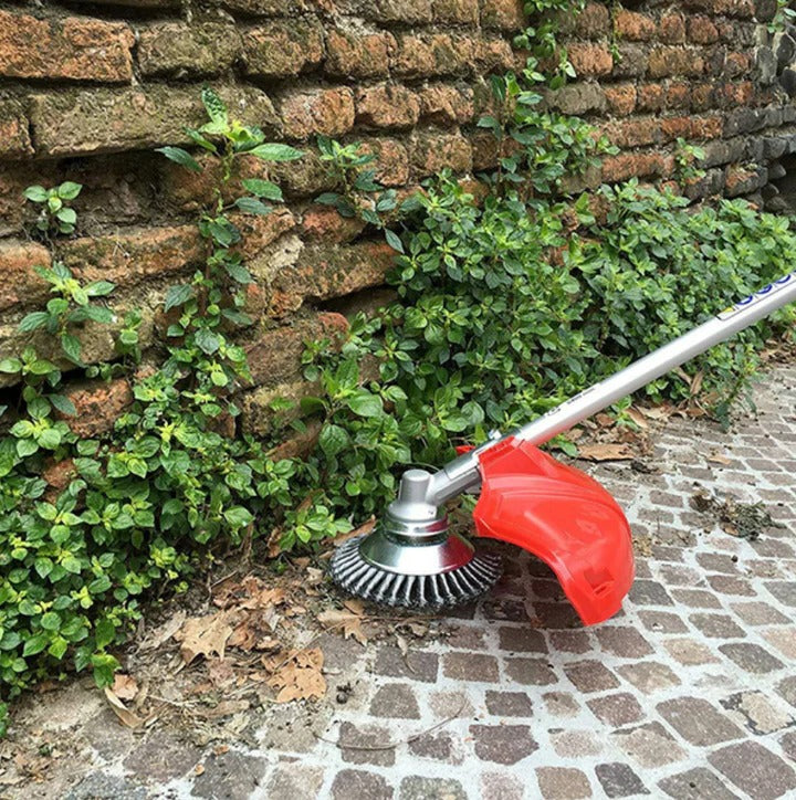 Steel Wire Weed Brush Attachment for Lawn Trimmer