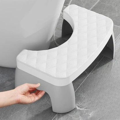 Non-Slip Bathroom Toilet Squat Stool for Comfort
