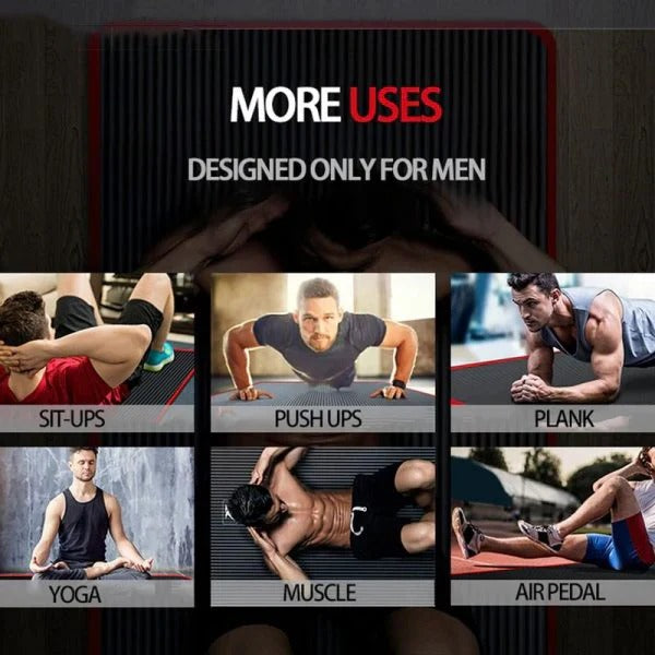 Men’s High-Density Non-Slip Exercise Mat for Home and Gym