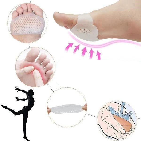 Soft Metatarsal Cushion Pads for Forefoot Support, Set of 2