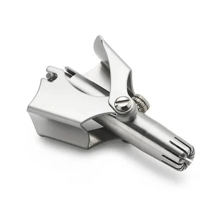 Precision Stainless Steel Nose Hair Trimmer for Gentle Grooming