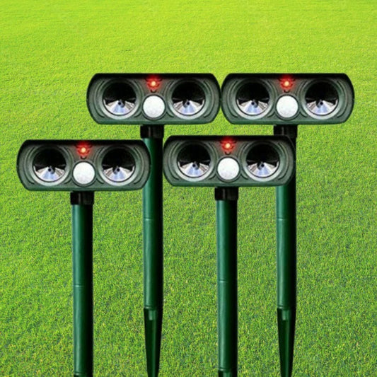 Infrared Motion Activated Solar Animal Repeller for Garden Protection