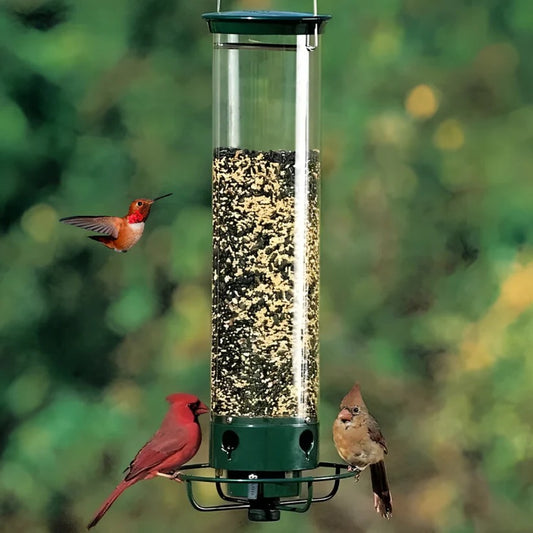 Weather Resistant Squirrel Proof Bird Feeder for Outdoor Use