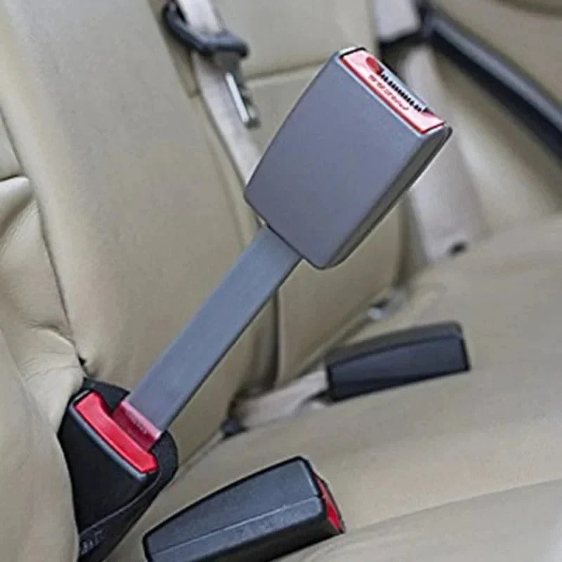 Adjustable Raised Seat Belt Extender for Added Comfort and Reach