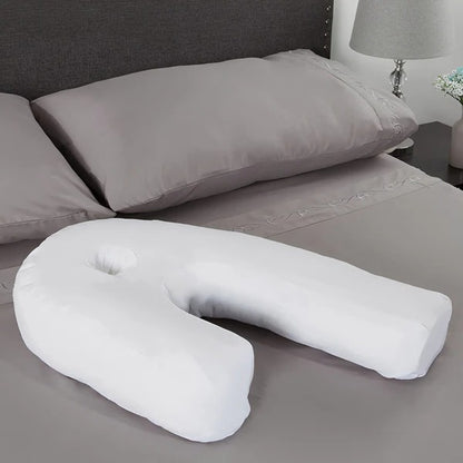 Ergonomic Side Sleeper Pillow – Soft Memory Foam with Ear Hole Support