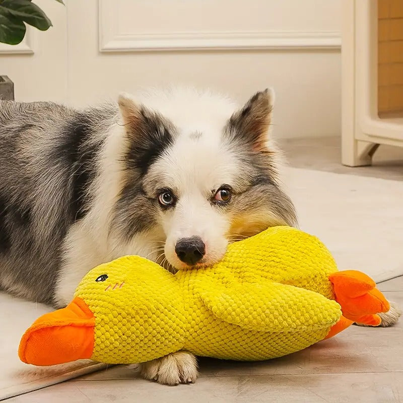 Soft Plush Duck Toy – Comforting Play Companion for Dogs