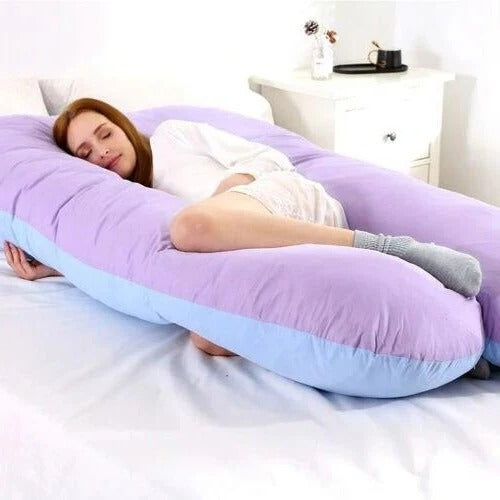 U-Shaped Body Pillow – Adjustable Full-Length Cushion for Sleep