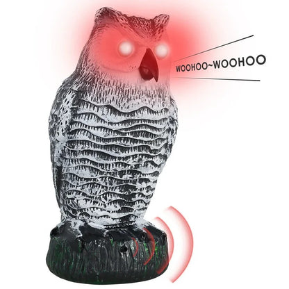 Decorative Hanging Owl Decoy – Helps Deter Birds