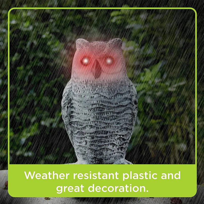 Decorative Hanging Owl Decoy – Helps Deter Birds